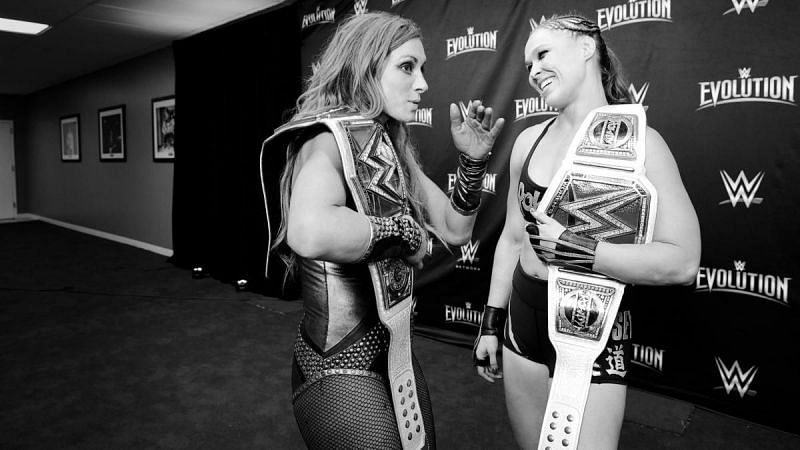 Add a little Flair to this and you've got one hell of a 'Mania main event!